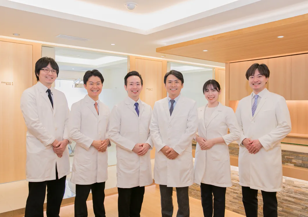 在籍ドクター6名による幅広い専門的な診療のイメージ