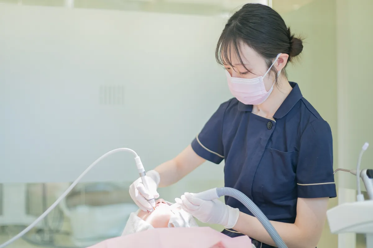 八王子にあるくろさわ歯科医院でのPMTC