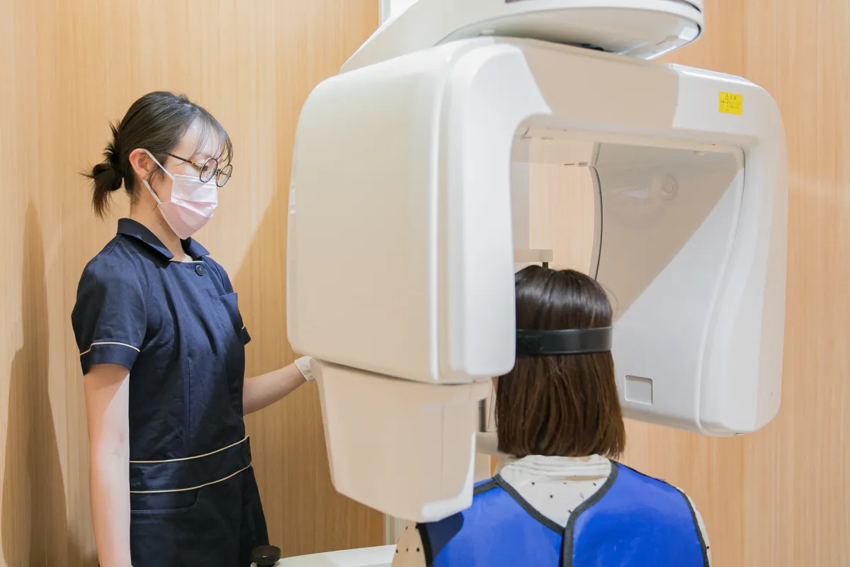 八王子にあるくろさわ歯科医院のレントゲン検査